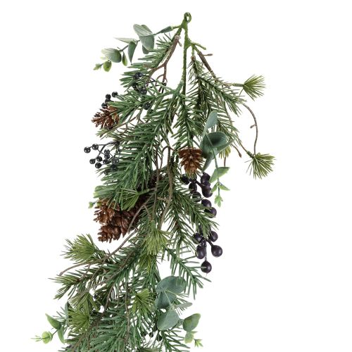 Floristik24 Christmas garland purple berry garland artificial 180cm