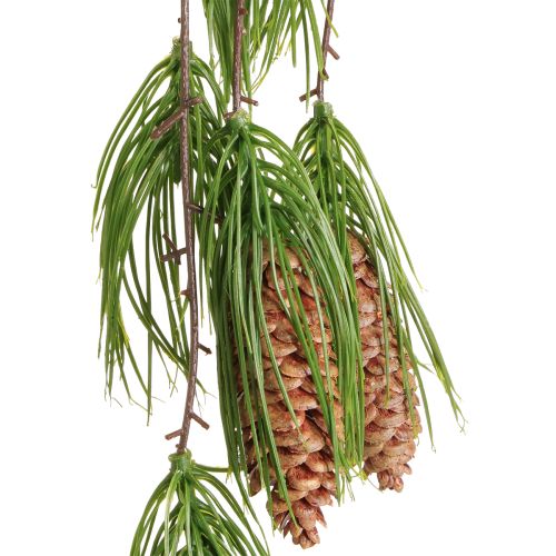 Product Artificial Christmas garland with pine cones for festive decoration
