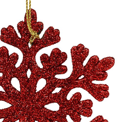 Product Christmas hanger mix with glitter red 3pcs