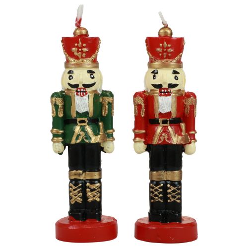 Floristik24 Christmas candle nutcracker figure table decoration Christmas 18cm 1 pc