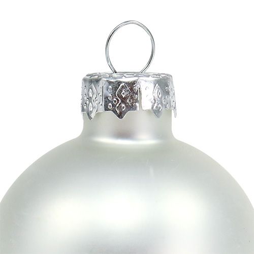 Product Christmas ball Ø4cm silver gloss/matt 24 pcs