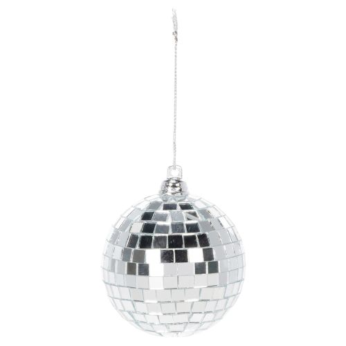 Christmas bauble decoration, mirrored ball for hanging, 7cm, 6 pieces | Floristik24.ie