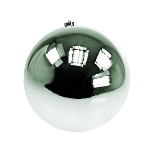 Christmas bauble unbreakable light green Ø20cm | Floristik24.ie