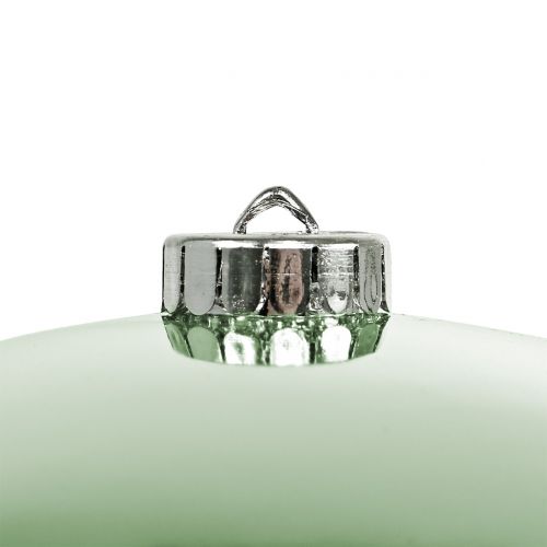 Christmas bauble unbreakable light green Ø20cm | Floristik24.ie