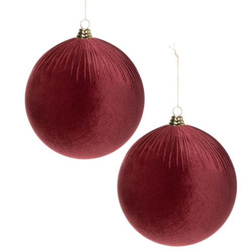 Large red velvet Christmas