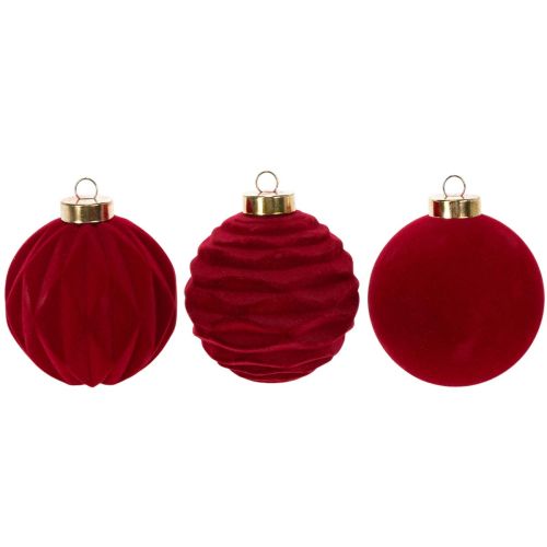 Christmas bauble, velvety