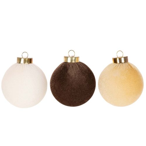 Christmas baubles, velvet