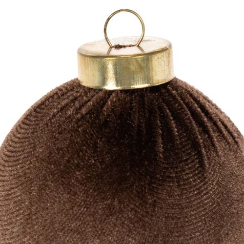 Christmas baubles, velvet