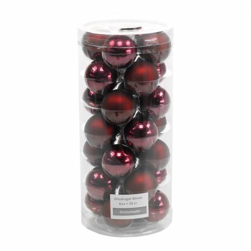 Floristik24 Christmas ball Ø4cm pomegranate assorted 24 pcs tree decoration