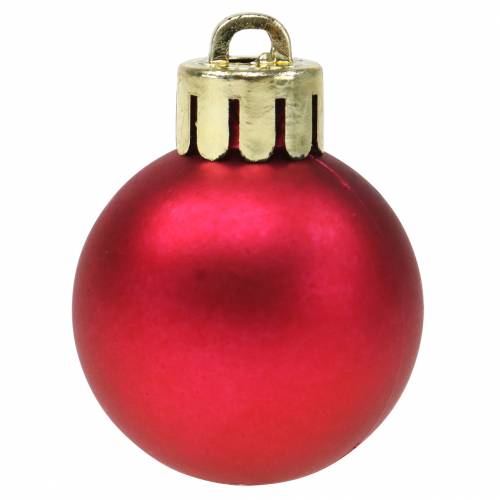 Product Christmas tree decorations Christmas ball red 3cm 14pcs