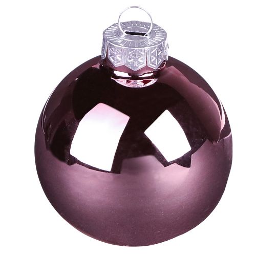 Product Christmas balls apricot mix tree balls glass Ø4cm 24 pcs