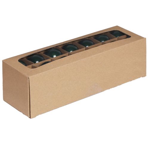 Floristik24 Christmas balls glass mini tree balls green Ø4cm 24 pcs