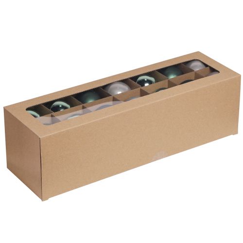 Product Christmas balls green grey tree glass balls Ø6cm 24 pcs