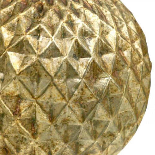 Floristik24 Christmas balls reindeer vintage tree decorations gold Ø12cm 2pcs