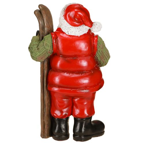 Product Santa Claus Decoration Figure with Ski Painted 14×10.5×24.5cm