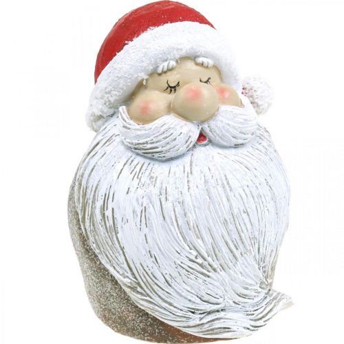 Floristik24 Santa Claus Figurine Santa Claus Red, White Polyresin 15cm