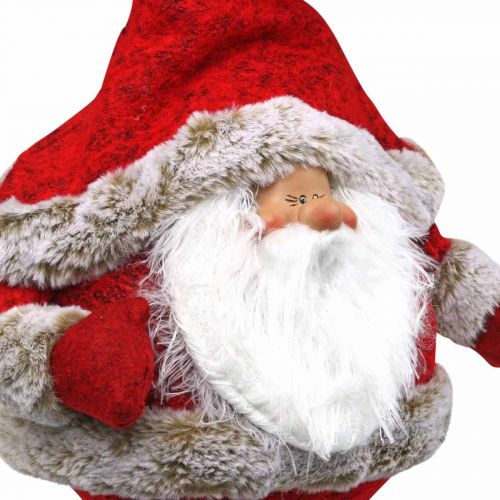 Product Santa Claus edge stool decorative figure Christmas 28×22×88cm