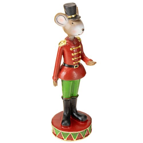 Christmas mouse decoration figures 14.5cm red-green 2 pieces | Floristik24.ie