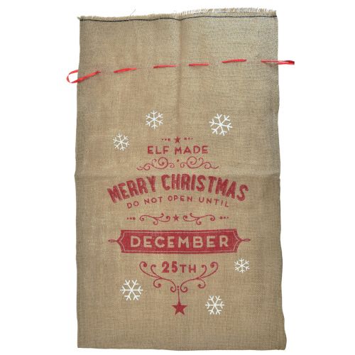 Floristik24 Christmas sack Gift sack Christmas jute sack large 80×48cm