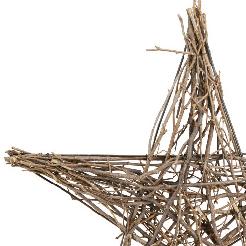 Product Christmas star made of branches decorative star for hanging 50cm