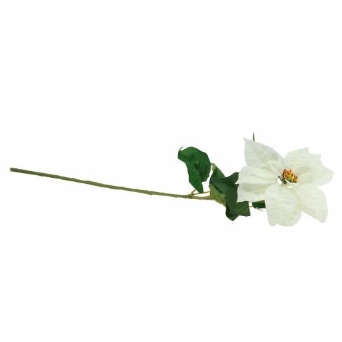 Floristik24 Poinsettia artificial flower white 67cm