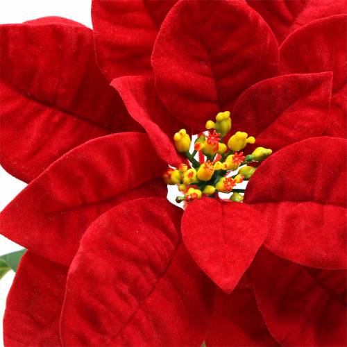 Product Poinsettia artificial flower red 67cm