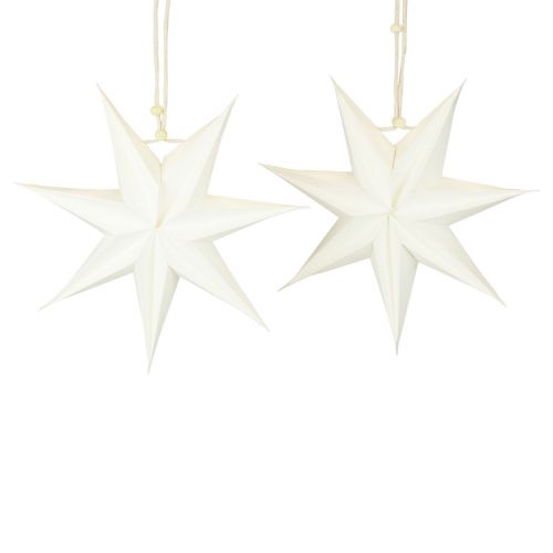 Product Poinsettia window, paper stars Christmas, folding star Ø21cm 4pcs