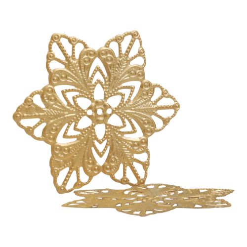 Product Christmas Stars Stars Christmas Decoration Metal Ø6cm 36 pcs