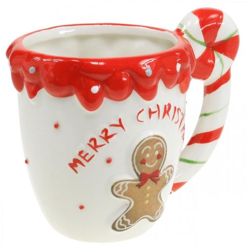Product Christmas Mug Merry Christmas White Ceramic H10.5cm