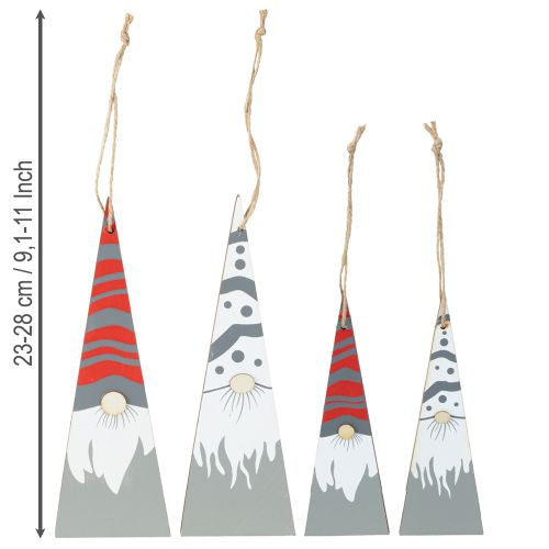 Product Wooden gnome decorative pendants for festive Christmas decorations