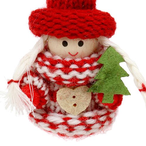 Floristik24 Christmas elf for hanging 6.5cm L15cm assorted 3pcs