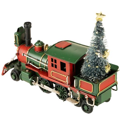 Product Christmas train with fir locomotive Christmas green 20cm