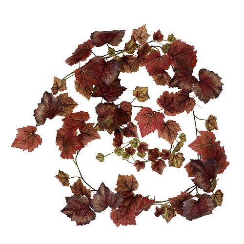 Vine Garland Dark Red 190cm