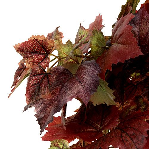 Floristik24 Vine leaves hanger green, dark red 100cm