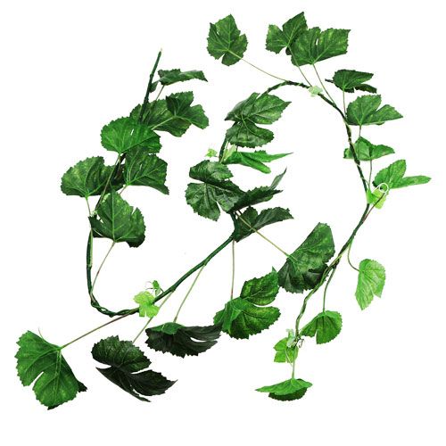 Floristik24 Vine leaf garland green 2.7m