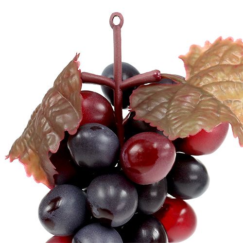 Floristik24 Bunch of grapes dark red 15cm 4pcs