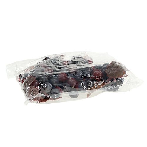 Floristik24 Bunch of grapes dark red 15cm 4pcs