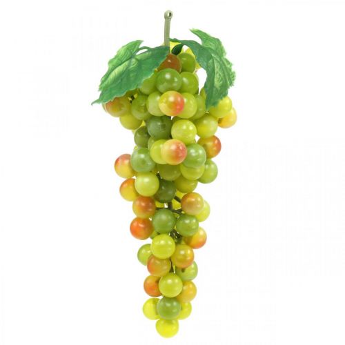 Deco grapes green artificial fruit shop window decoration 22cm