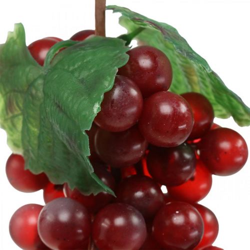 Floristik24 Decorative grape red Artificial grapes decorative fruit 22cm
