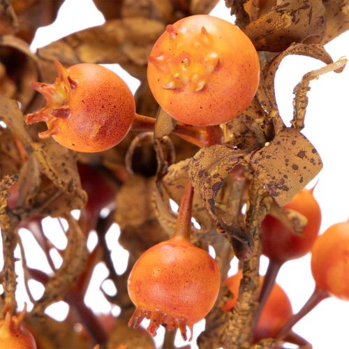 Artificial hawthorn branch, autumn decoration, 75cm | Floristik24.ie