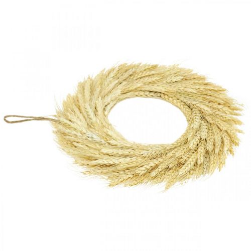 Floristik24 Natural wreath, wheat wreath, wheat wreath, grain wreath 30cm