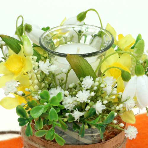 Product Candle holder for tea light Ø6cm H10cm clear glass