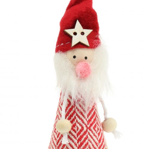 Floristik24 Gnome Red, White 9cm 4 pcs