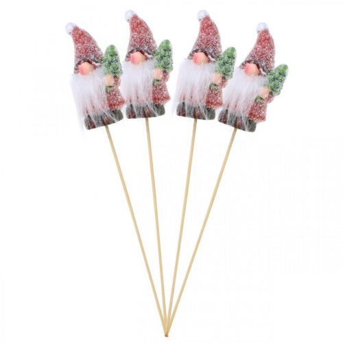 Product Decoration gnome Santa Claus decorative plug Christmas 10cm 4 pcs