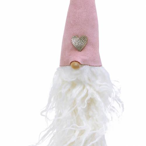 Product Gnome head for hanging 45cm pink/gray 2 pcs