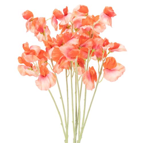 Artificial sweet pea branch, romantic decoration for living room or bathroom, 68cm, 3 pieces