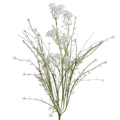 Floristik24 Garden flowers white L50cm 3pcs
