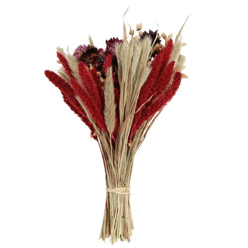 Product Wildflower bouquet Dried flower bouquet Natural Pink Red 30cm