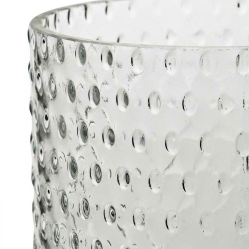 Product Flower vase, glass vase, candle glass, lantern glass Ø11.5cm H23.5cm