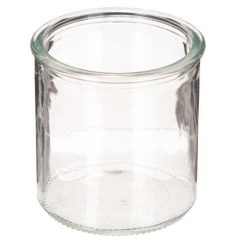 Round glass votive candle holder, clear glass, 8cm, 3 pieces buy online | Floristik24.ie